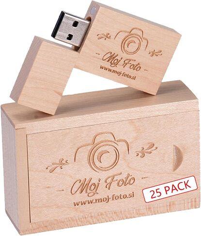 محرك أقراص فلاش خشب USB مخصص بحجم 8 جيجابايت مع حقيبة من الكتان الرائعة ، محرك الإبهام الزفاف مع صندوق ، عصا USB الخشبية المخصصة ، نقش/طباعة شعارك ونص للتخرج/الشركة/التصوير الفوتوغرافي in Kuwait