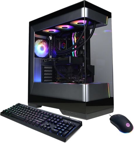 CyberPowerPC Gamer Supreme Gaming PC, AMD Ryzen 9 9900X 4.4GHz, GeForce RTX 5070 12GB, 32GB DDR5, 2TB PCIe 4.0 SSD, WiFi Ready & Windows 11 Home (SLCAI9700A3) in Saudi Arabia
