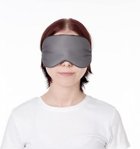 100% Tencel Sleep+mask - Eye Mask Sleeping Mask, Sleep Eye Mask Men, Light Blocking Sleep Masks for Women, Eye Shade Cover for Travel, Night Eye Masks Sleep Blindfold Eye Pillow Blackout Black Eyemask in Saudi Arabia