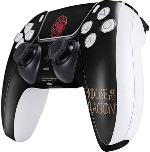Skinit Decal Gaming Skin Compatible with PS5 Controller - Officially Licensed HBO House of The Dragon Burning Dragon Design in Saudi Arabia