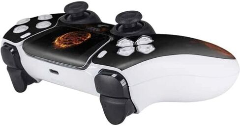 Skinit Decal Gaming Skin Compatible with PS5 Controller - Officially Licensed HBO House of The Dragon Burning Dragon Design in Saudi Arabia