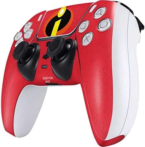 Skinit Skinit Gaming Gaming Skiner مع وحدة تحكم PS5 - ديزني المرخص رسميًا تصميم الشعار الرئيسي Incredibles in Saudi Arabia