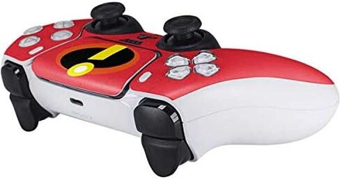 Skinit Skinit Gaming Gaming Skiner مع وحدة تحكم PS5 - ديزني المرخص رسميًا تصميم الشعار الرئيسي Incredibles in Saudi Arabia