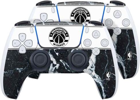 Skinit Decal Gaming Skin Compatible with PS5 Controller - Officially Licensed NBA Washington Wizards Large Logo Design in Saudi Arabia