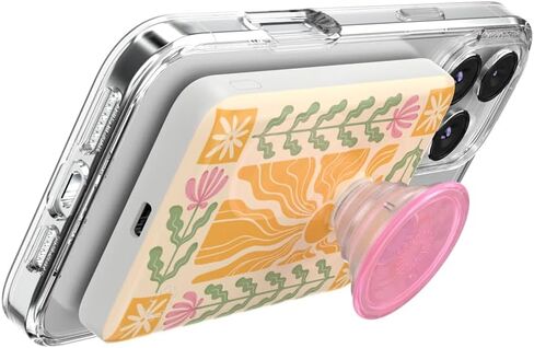 PopSockets PowerPack for MagSafe, Portable Phone Charger, Magnetic Wireless Portable Charger, 5000mAh - Desert Mosaic in Saudi Arabia