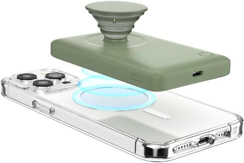 PopSockets PowerPack for MagSafe, Portable Phone Charger, Magnetic Wireless Portable Charger, 5000mAh - Desert Mosaic in Saudi Arabia