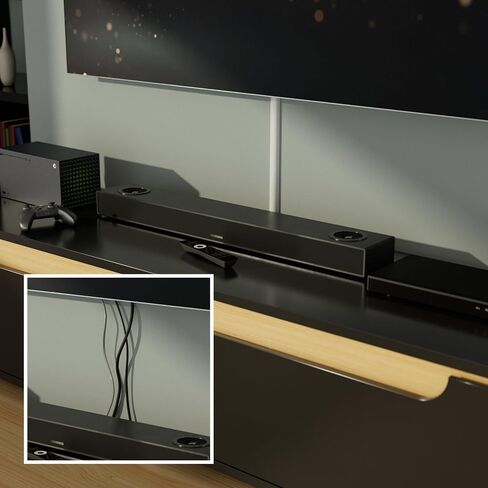 D-Line 15.7in TV Cord Hider, Patented Half Round Cable Cover, Hide Wall Mount TV Wires, Hinged One-Piece Cable Concealer, Adhesive, Decorative Raceway - 1.18in W x 0.59in H x 15.7in L - White in Kuwait