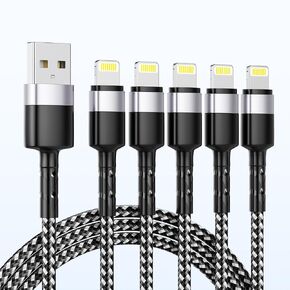 USB C to Lightning Cable,3Pack(6.6/6.6/10FT) iPhone Fast Charger Cable, [Apple MFi Certified] Nylon Braided USB-C Power Delivery Charging Cord for iPhone 14/13/12/11/X/XS/8/7/Plus/iPad/AirPods