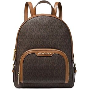Michael Michael Kors Jaycee Medium Logo Backpack Brown