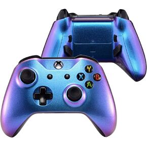 eXtremeRate Chameleon Glossy Lofty Programable Remap & Trigger Stop Kit & Faceplate Shell for Xbox One S & Xbox One X Controller Model 1708 - Controller NOT Included