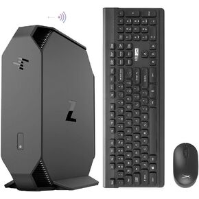 HP Z2 Mini G4 Workstation Desktop Micro PC,Core i7 Intel 8th Win 11 Tiny Computer Refurbished,32GB DDR4 Ram,512GB NVMe M.2 SSD + 1TB HDD,Built in WiFi,BT,DP,Wireless K&M,TJJ Mouse Pad(Renewed)