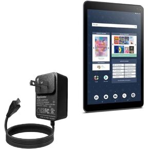 شاحن Boxwave متوافق مع Barnes & Noble Nook Tablet (10.1 بوصة) - شاحن الحائط Direct (15W) ، شحن جهازك السريع مع كابل مدمج 6 أقدام