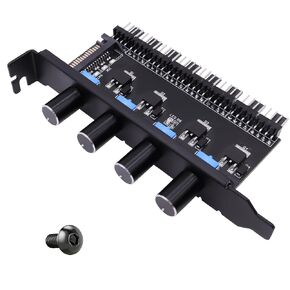 3 دبوس 4 دبوس PWM هيكل المروحة Hub 4 مقبض التبريد سرعة مروحة وحدة التحكم 8 قنوات PC HUB HUB 15 PIN SATA مدعوم ل CPU HDD PCI BRACKET SYSTEM