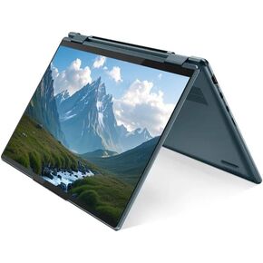 Lenovo Yoga 7i 14" 2.2K 100% sRGB Touch 2-in-1 Laptop, Intel Evo Platform Core i7-1255U, 16GB LPDDR5 Memory, 2TB SSD, Backlit Keyboard, Fingerprint, Wi-Fi 6E, Win 11, Stone Blue, w/BWE Accessories