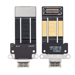 Replacement for iPad Pro 12.9 inch 6th Generation (2022) Charging Port USB Charger Dock Connector Type C Flex Cable USA (Gray)