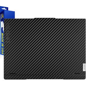 ArmorSuit MilitaryShield Black Carbon Fiber Skin Vinyl Wrap for Lenovo Legion Pro 7 / 7i (Gen 8, 16 Inch) - Lid