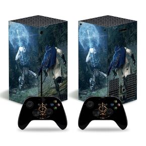 Full Set Skins Compatible with X-Box Series X,Protective Stickers for X-Box Series X Console Controllers (1)