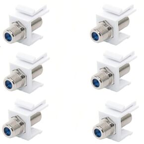 #US 1ft Shielded 1 Female to 2 Male Y Adapter Contor (2 Pack)