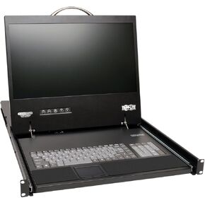 Tripp Lite 16-Port Cat5 1U Rack-Mount 1+1 User Console KVM Switch with 19-in. LCD and IP Remote Access (B070-016-19-IP)