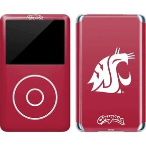 Skinit Decal MP3 Player Skin Compatible with iPod Classic (6th Gen) 80GB - Officially Licensed College Washington State Cougars Logo Design