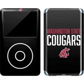 Skinit Decal MP3 Player Skin Compatible with iPod Classic (6th Gen) 80GB - Officially Licensed College Cougars Washington State Design