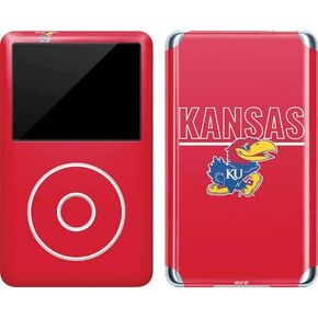 Skinit Decal MP3 Player Skin Compatible with iPod Classic (6th Gen) 80GB - Officially Licensed College Kansas Jayhawks Established 1865 Design