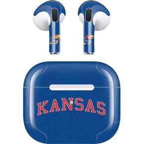 Skinit Decal Audio Skin Compatible with Apple AirPods (3rd Gen, 2021) - Officially Licensed University of Kansas Design