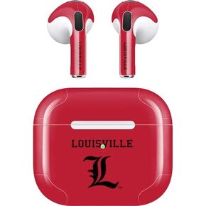 Skinit Decal Audio Skin Compatible with Apple AirPods (3rd Gen, 2021) - Officially Licensed Louisville Cardinals Design
