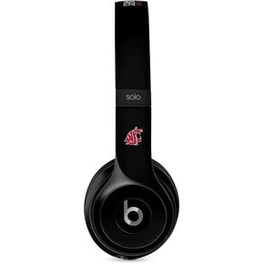 Skinit Decal Audio Skin Compatible with Beats Solo 2 Wired - Officially Licensed College Cougars Washington State Design