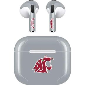 Skinit Decal Audio Skin Compatible with Apple AirPods (3rd Gen, 2021) - Officially Licensed WSU Cougars Logo Design