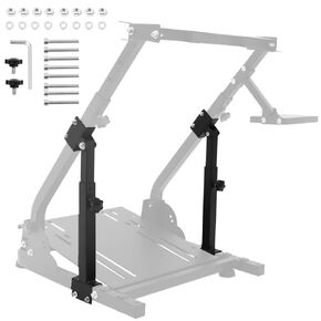 Supllueer Racing Simulator Stand Support Arm Reinforcement Accessory, Exactly Matches Some of Our Store's Steering Wheel Brackets, Including Mounting Bolts, No Stand