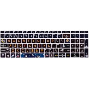 Silicone Keyboard Cover for 15.6" HP ProBook 450/455/650 G8 G9 G10, HP Zbook Power G8 G9,Cute Cat