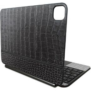 Skin Compatible with Apple Magic Keyboard for iPad Pro 11‑inch (M4) 2024 - Black Gator Skin - Premium 3M Vinyl Protective Wrap Decal Cover - Easy to Apply | Crafted in The USA by MightySkins