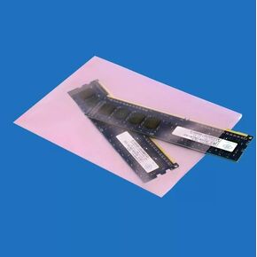 100 Anti-Static Bags, 12" x 18", 2 Mil, Open-Ended Large Pink Poly Bags for Motherboard Protection