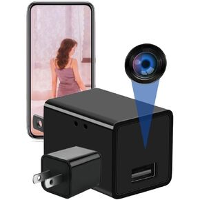 Wireless Smart Spy USB Charger Camera 1080P Hidden Home Security Camera Detector WiFi Surveillance Voice Recordings Video Motion Detection