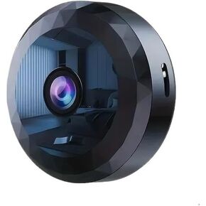 Mini WiFi Security Camera, 1080P HD, Motion Detection, Night Vision, Magnetic Mount, Battery/USB Powered (Camera and 128GB)