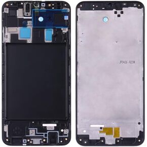 for Galaxy A20 SM-A205F/DS, A205FN, A205GN/DS, A205YN, A205G/DS Front Housing LCD Frame Bezel Plate (Black)