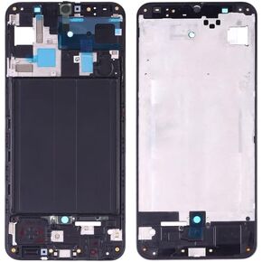 for Galaxy A50 SM-A505F/DS, A505FN/DS, A505GN/DS, A505FM/DS, A505YN Front Housing LCD Frame Bezel Plate (Black)