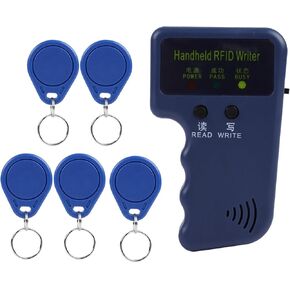 RFID Copier - Portable 125KHz RFID ID Card Writer/Reader with 5 Tags