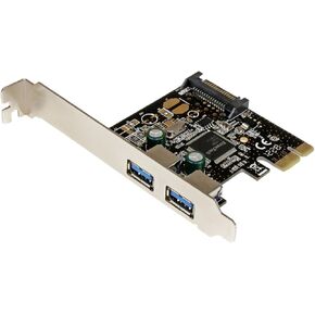 2RZ0826 - StarTech.com 2 Port PCI Express PCIe USB 3.0 Controller Card w SATA Power