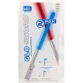 Wii 2-Pack Glo Sword - Red and Blue