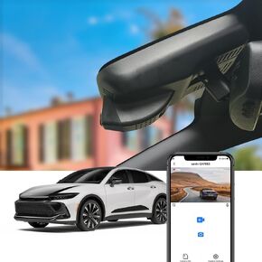 Fitcamx 4K Dash Cam Suitable for Toyota Crown 2023 2024 2025 XLE Limited Platinum (16th Gen), OEM Factory Look, UHD 2160P Video, Built-in WiFi & APP, Loop Recording, G-Sensor, Plug & Play, 64GB Card