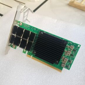 100GbE Network Adapter with Mellanox ConnectX-5 Ex Chipset, PCIe 4.0(16GT/s) x16 Ethernet NIC, Dual QSFP28 Infiniband Network Card Compare to MCX556A-EDAT