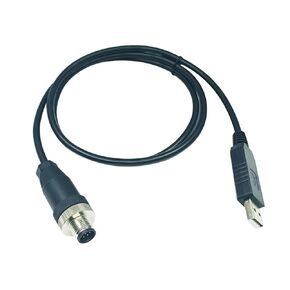 USB to M12 8PIN RS232 CONVERTER SERIAL COMMUNICATION CABLE for ICS SERIES BALANCES to PC HOST(3 metres)
