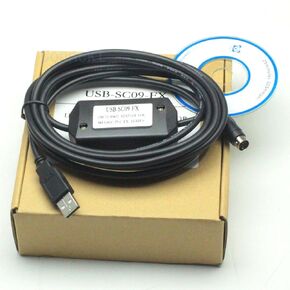 برمجة PLC جديدة كابل USB-SC09-FX لـ Mitsubishi Melsec USB إلى محول RS422