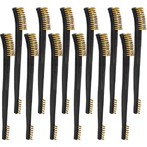 PINGMIC 12 Pack Double-Ended Gun Cleaning Brushes Set - Nylon Bristle Brushes - All Purpose Gun Cleaning Supplies Kit