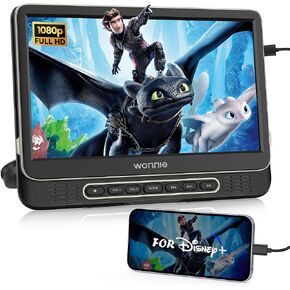 13.3" Car TV Headrest Monitor for Back Seat, 4K Android Tablet Portable Rear Entertainment System, Support Phone Wireless Mirror Link Touch Screen, with WiFi/Bluetooth/HDMI/USB/Video Player, 4G+64G
