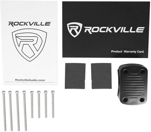 Rockville DWB80B مزدوج 8 "800 واط من مكبرات الصوت البحرية الأغطية البحرية ، 4 أوم ، مقاومة للطقس ، و 360 درجة دوار ، وإنهاء أسود أنيق لركوب القوارب والرياضات المائية in Kuwait