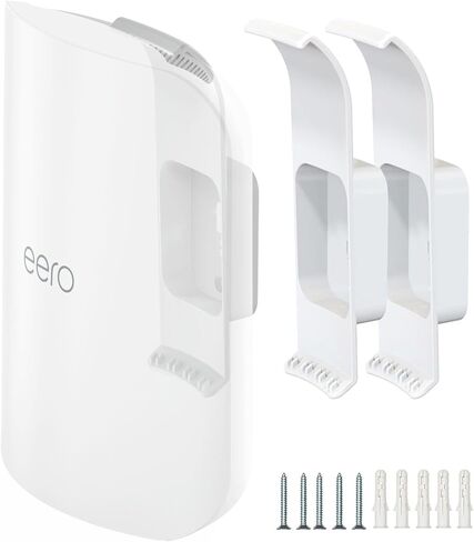 حائط جبل جدار لجهاز التوجيه Eero Pro 7-ملحق نظام شبكة Tri-Fi 7 لتوفير الفضاء ، وسهل التثبيت المتوافق مع Eero Pro 7 (3 Pack) in Kuwait
