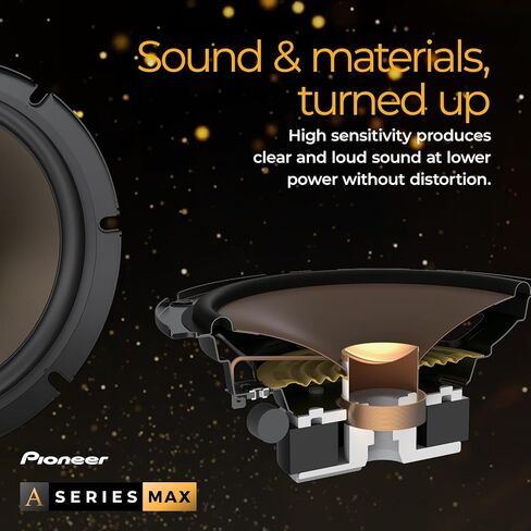 Pioneer A-Series TS-A693FH 6 "X9" 2-Way 460 W MAX Power Coaxial Speakers (تم تجديد معتمد) in Kuwait